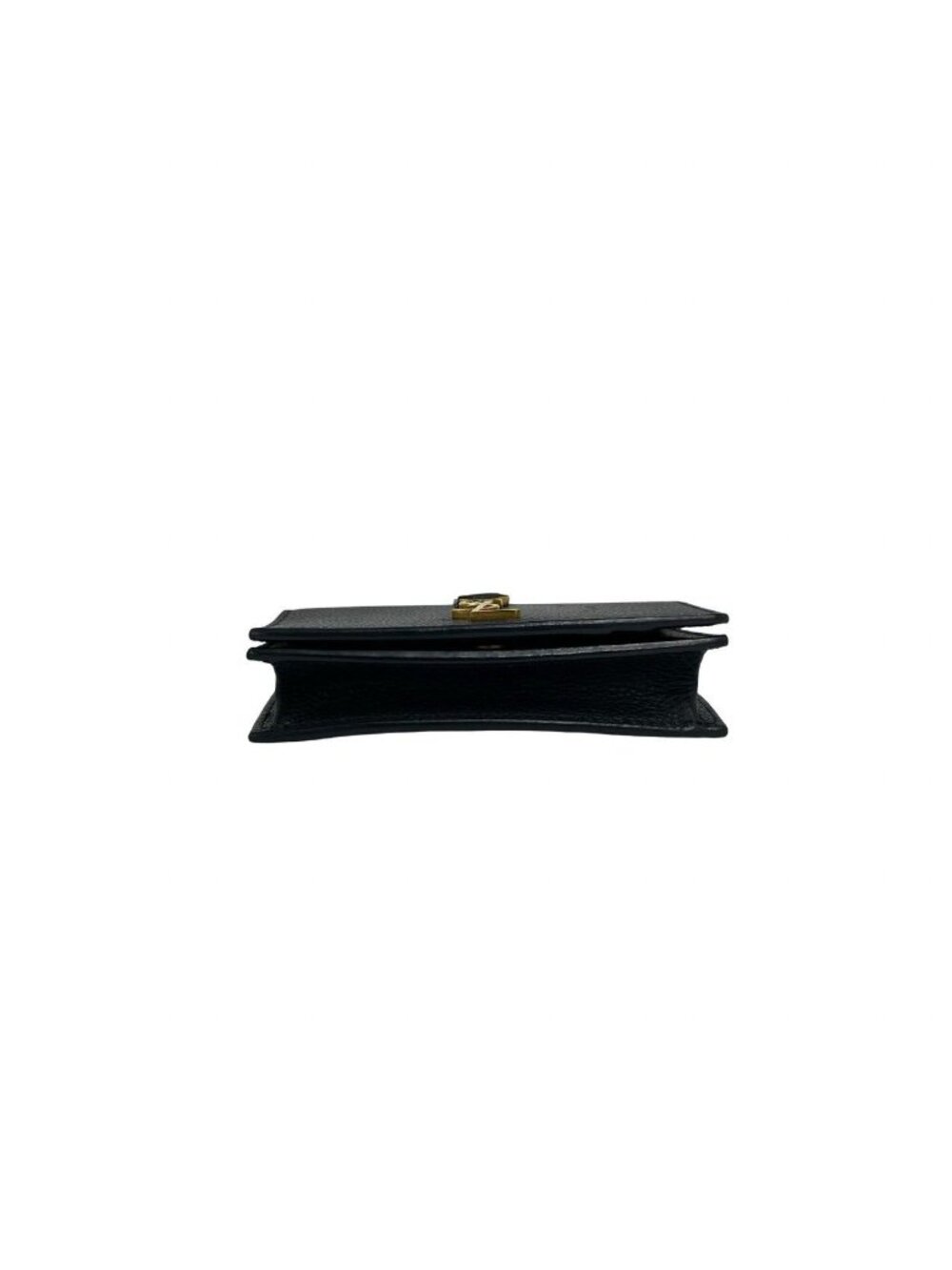 Saint Laurent YSL Cassandra Logo Leather Card Case Business Holder Black - Picture 6 of 9